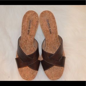 Gianni Bini cork heels
